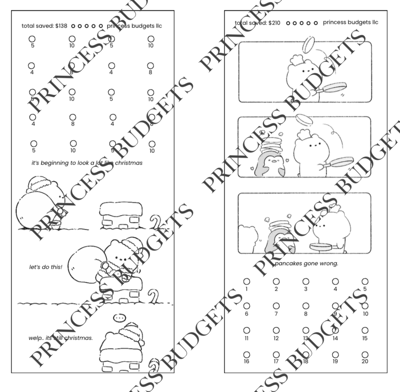 MINI SAVINGS CHALLENGES | DIGITAL DOWNLOAD