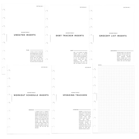 PRE-ORDER PLANNER BUNDLE | HALF LETTER