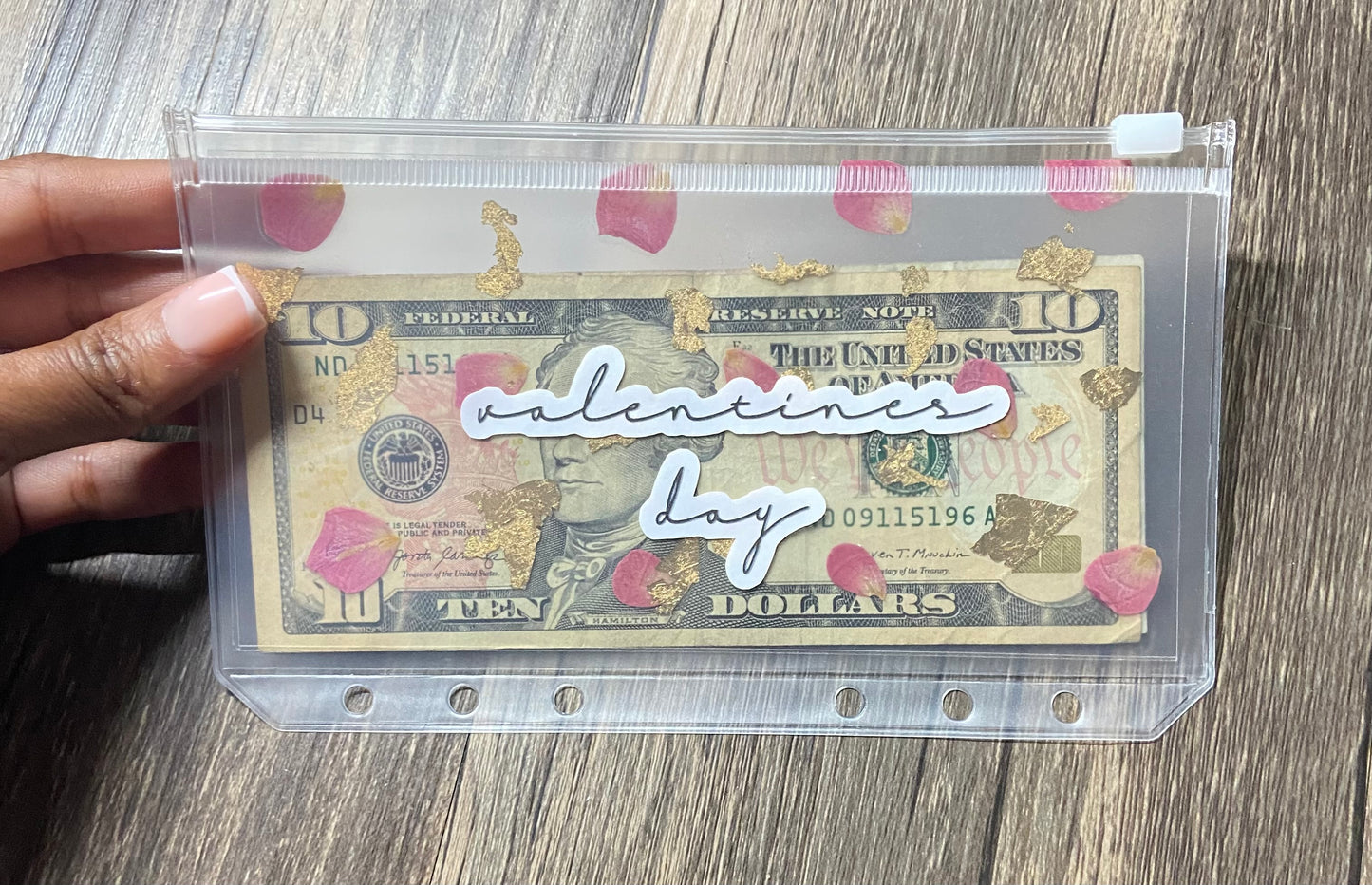 Rose Infused Zippered Envelopes