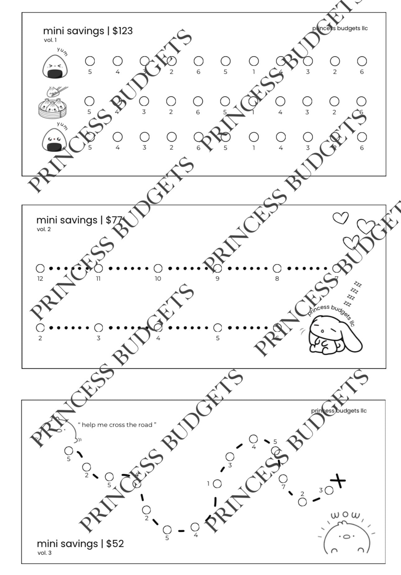 MINI SAVINGS CHALLENGES | DIGITAL DOWNLOAD