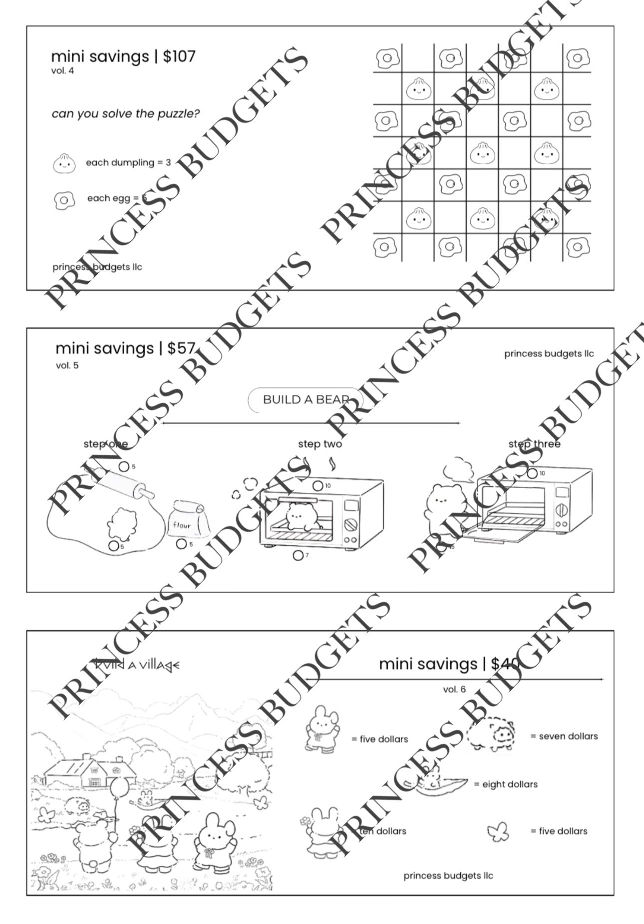 MINI SAVINGS CHALLENGES | DIGITAL DOWNLOAD