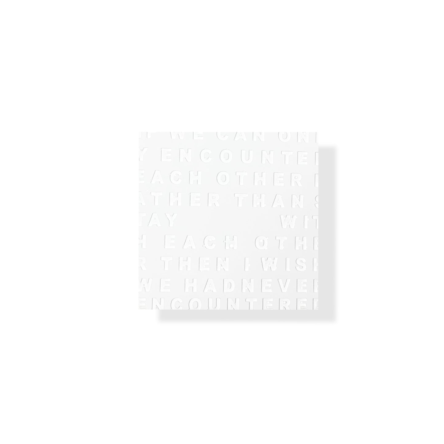 ENCOUNTER TRAY | COASTER