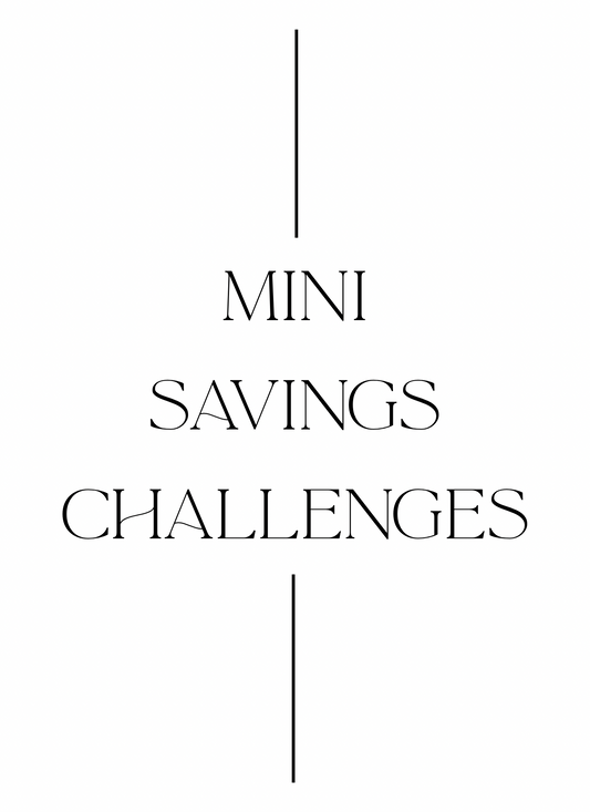 MINI SAVINGS CHALLENGES | DIGITAL DOWNLOAD
