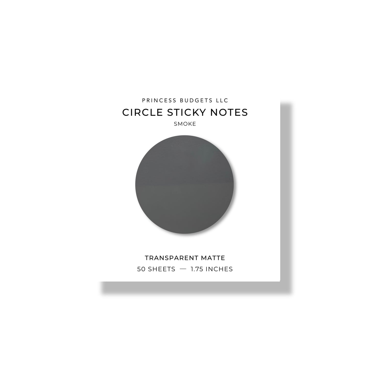 SMOKE CIRCLE STICKY NOTES