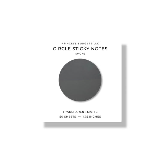 SMOKE CIRCLE STICKY NOTES