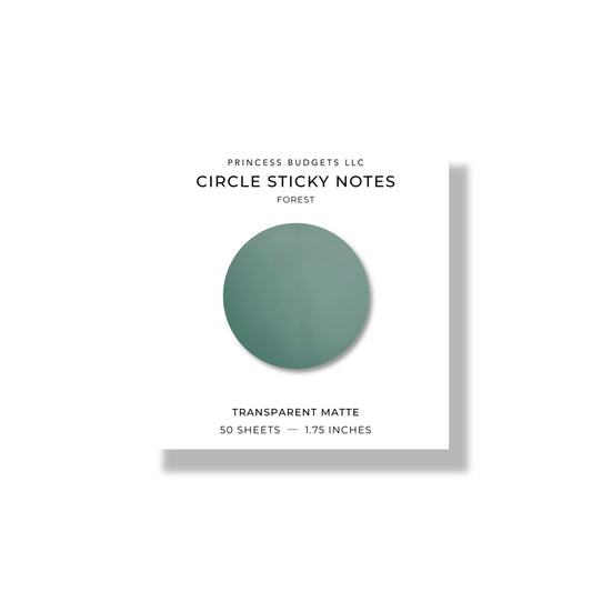 FOREST CIRCLE STICKY NOTES