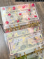 Cream Rose Infused Cash Envelopes