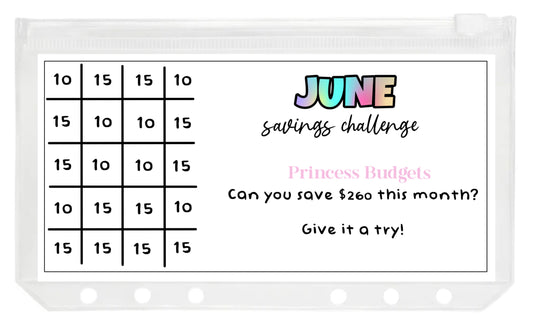 June Savings Challenge