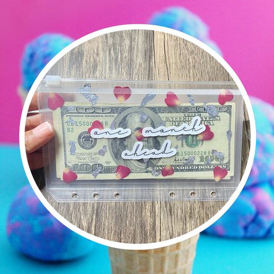 Rose Infused Zippered Envelopes