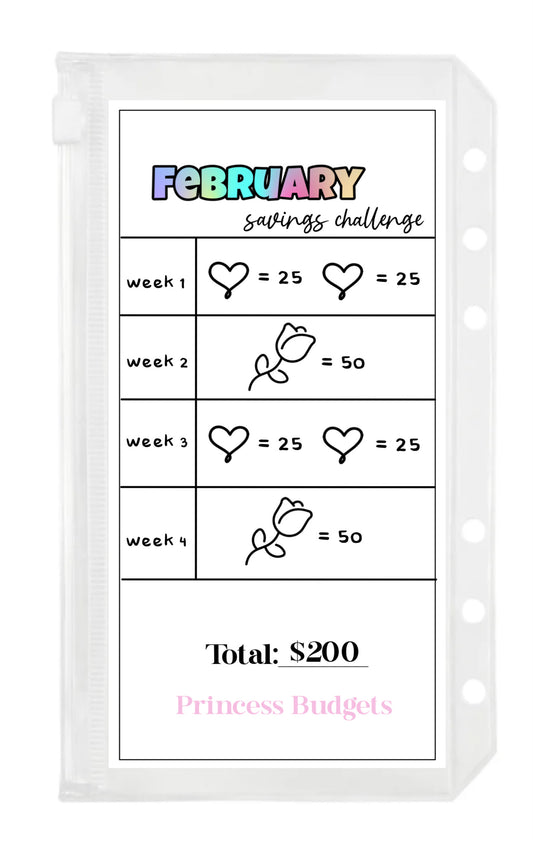February Savings Challenge